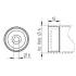 Adapter V2A, Rundrohr, Ausführung 3 – Ansicht 3