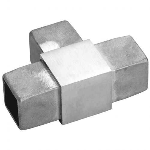 T-Stück V4A, Formrohr – Ansicht 1