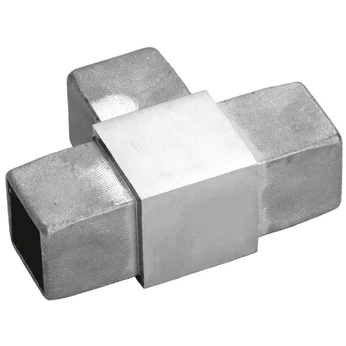 T-Stück V4A, Formrohr – Ansicht 1