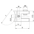 Plattenhalter V2A, Platten 4 – 10,76 mm, Ø 33,7 / 42,4 / 48,3 – Ansicht 3