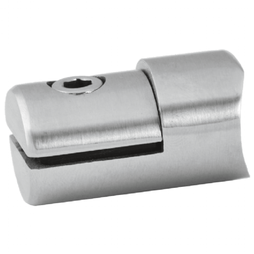 Lochblechhalter V2A, Platten 1,5 – 4,0 mm, Ø 42,4, Ausführung 2 – Ansicht 1